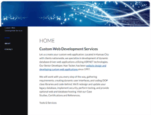 Tablet Screenshot of customwebdevelopmentservices.com